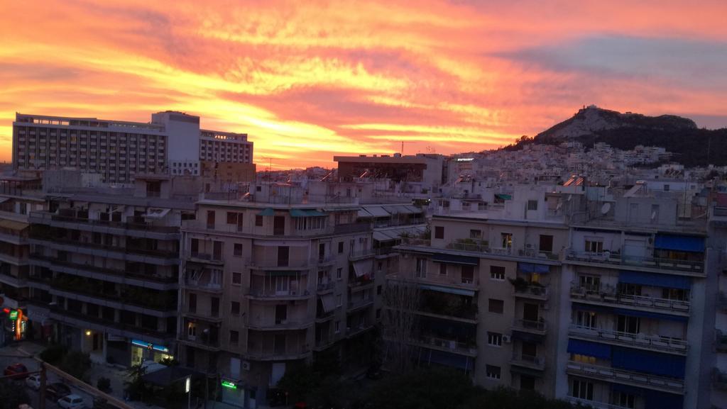 Top Floor Studio Near Metro&View&200Mbps Athens Ngoại thất bức ảnh